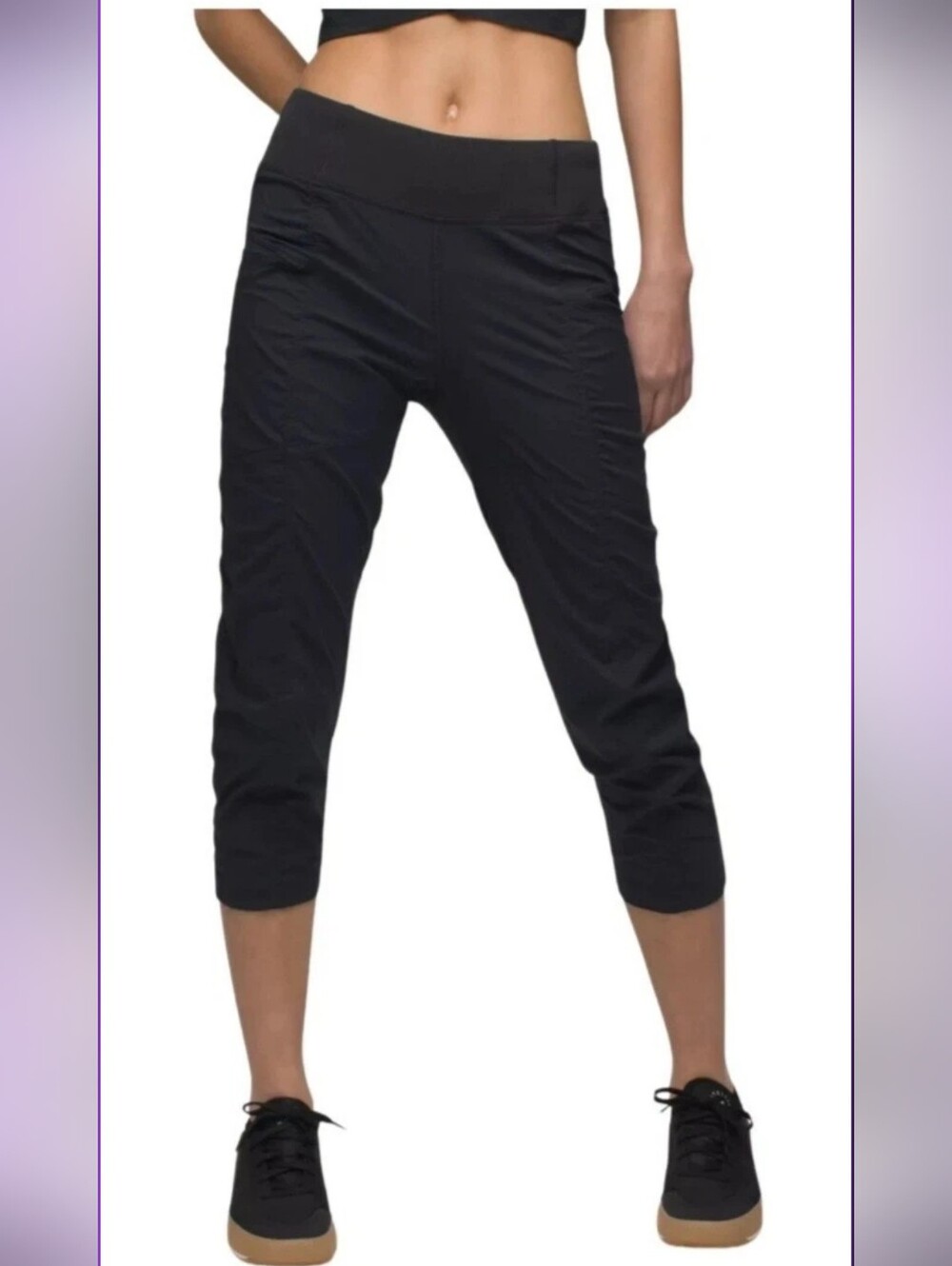 NWT prAna Koen Capri Women's Hiking Pants Black XS Retail $79